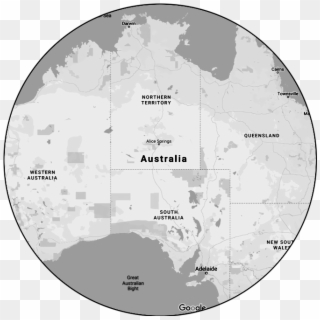 Australia Map - Australia, HD Png Download