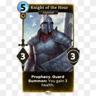 Lg Card Knight Of The Hour - Elder Scrolls Legends Imperial Might, HD Png Download