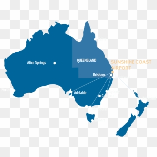 Discover Australia's Hidden Gem - Sunshine Coast On Map, HD Png Download