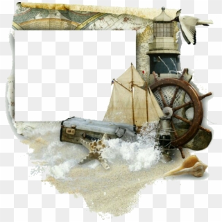 #nautical #frame - Plein De Bisous Pour Ton Anniversaire, HD Png Download