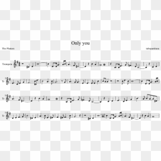 Sheet Music For Only You For Trumpet By The Platters - Only You Saxophone Sheet Music, HD Png Download