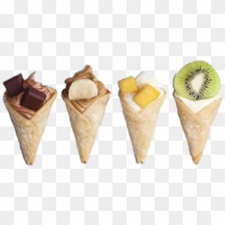 Crepes Sticker - Ice Cream Cone, HD Png Download