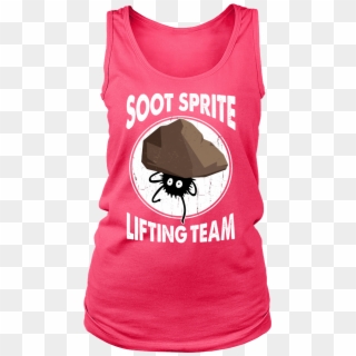 Soot Sprite Lifting Team T Shirts, Tees & Hoodies - Active Tank, HD Png Download