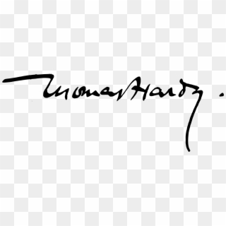 Thomas Hardy Signature - Thomas Hardy Novelist Signature, HD Png Download