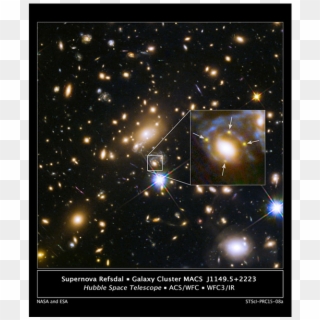 Thanks To A Phenomenon Known As Gravitational Lensing, - Supernova Refsdal, HD Png Download