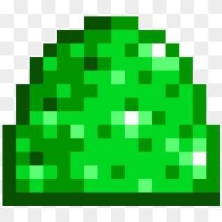 Starbound Big Green Gumdrop - Minecraft Earth Pixel Art, HD Png Download