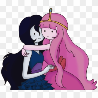 Marceline E Jujuba Png - Princess Bubblegum And Marceline Hugging, Transparent Png
