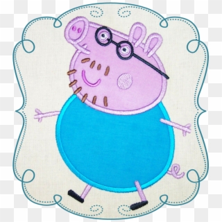 Dad Pig - Embroidery, HD Png Download