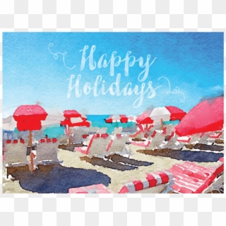 Holiday Buc-xms1 Notecard - Beach, HD Png Download