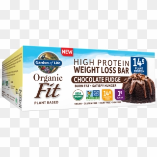 Garden Of Life Organic Fit Bar Chocolate Fudge - Garden Of Life Weight Loss Bar, HD Png Download