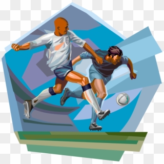 Soccer Ball Vector Png - Playing Soccer Clip Art, Transparent Png