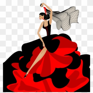 Flamenco Royalty Free - Flamenco Clipart, HD Png Download