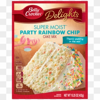 Betty Crocker ™ Super Moist ™ Delights Rainbow Chip, HD Png Download