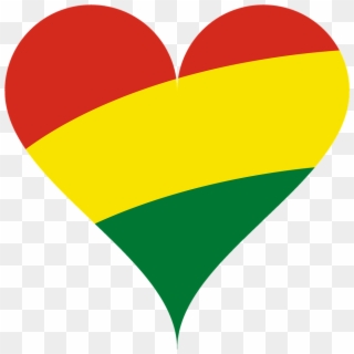 Heart Love Flag Bolivia Png Image - Bolivia En Un Corazon, Transparent Png