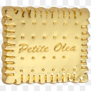 Biscuit 'petite Olea' Pin, Gold - Gold, HD Png Download