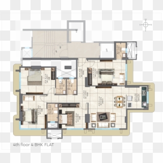 Atharv Shagun Project - Floor Plan, HD Png Download