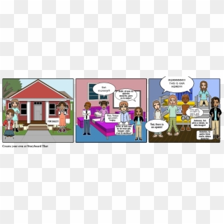Mom And Dad Sold The House - Cartoon, HD Png Download