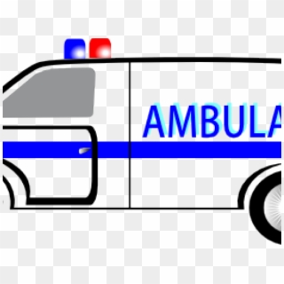 Ambulance Clipart Svg - رسم سيارة اسعاف, HD Png Download