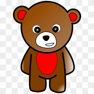 Teddy Bear Teddy Bear Cute Toy Brown Animal - Cartoon Bears Standing Up, HD Png Download