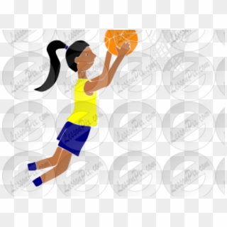 Basketball Team Clipart Cool Basketball - Dribble Basketball, HD Png Download