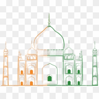 Taj Mahal Png Transparent Images - Mosque, Png Download