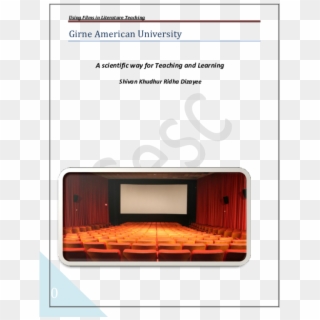 Pdf - Cinema Theater, HD Png Download