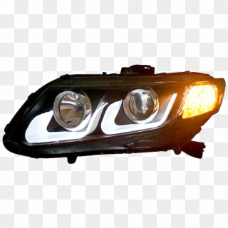 Headlight Png - Honda Civic Fb Headlight, Transparent Png