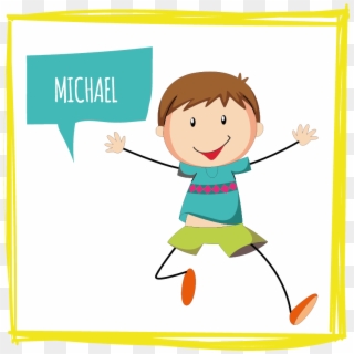 Our Team Michael Halpin - Happy Jumping Boy Clipart, HD Png Download