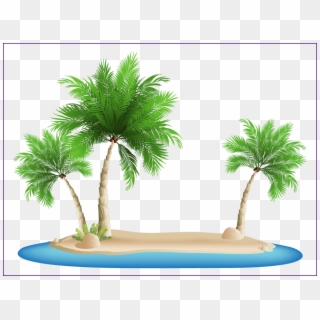 Shocking Palm Png Image - Palm Tree Island Png, Transparent Png