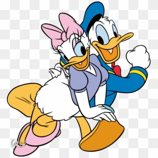Donald Duck And Daisy - Donald Duck Ve Daisy, HD Png Download
