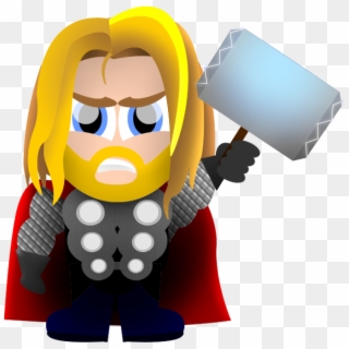 Thor Clipart Cartoon Pencil And In Color Thor Png - Thor Clipart, Transparent Png