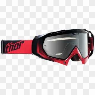 Thor Hero Red Black Goggle 26010692 - Thor Hero Goggles, HD Png Download