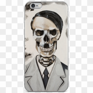 Adolf Hitler Skull “the Last Portrait” Iphone Case - T-shirt, HD Png Download