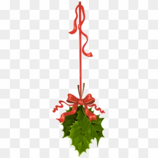 Transparent Christmas Hanging Mistletoe Png Clipart - Hanging Mistletoe Png, Png Download