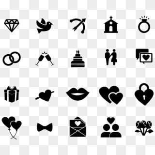 Social Media Icons Png Transparent - Icons For Wedding Program, Png Download
