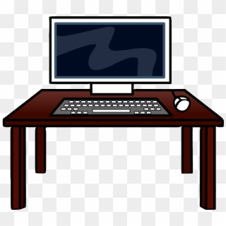 Desk Png Image - Computer On Desk Png, Transparent Png