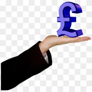 Hand Holding Pound Symbol Png Transparent Image - Business Money Transparent, Png Download