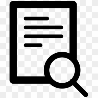 Png File Svg - Document Search Icon Png, Transparent Png