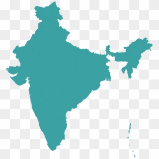 India Map Transparent Background - India Map Outline Png, Png Download