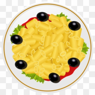 Pasta Plate Png Clip Art Image - Plate Of Food Png, Transparent Png