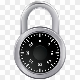 Modern Lock Png Clip Art - Reset Combination On A Master Lock, Transparent Png