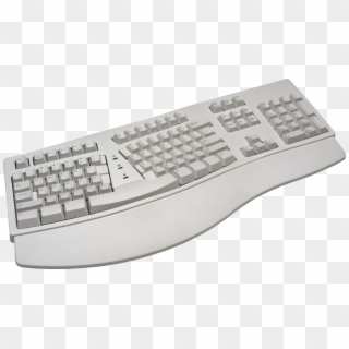 White Keyboard Png Image - Ergonomic Keyboard No Background, Transparent Png