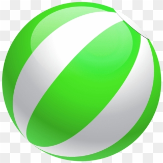 Free Png Download Transparent Green Beach Ball Clipart - Clip Art, Png Download