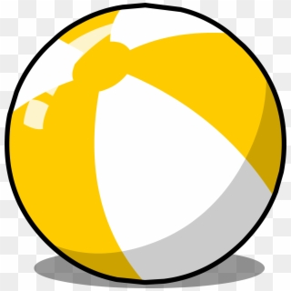 Image - Yellow Beach Ball Png, Transparent Png