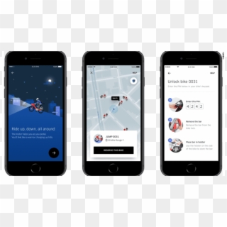 Free Png Download Uber Bike App Png Images Background - Uber Jump App, Transparent Png