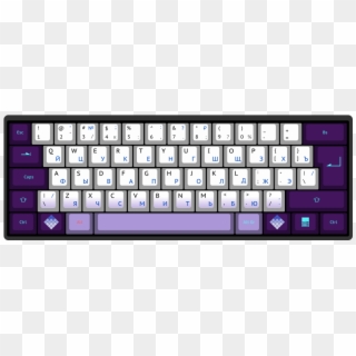 New News By Fun With Keyboards 62-key Iso Custom Mechanical - Mechanical Keyboard Spacebar Custom, HD Png Download