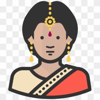 Indian Woman Icon, HD Png Download