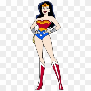 Wonder Woman Clipart File - Wonder Woman Cartoon, HD Png Download