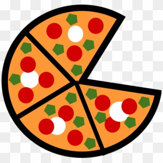 Free Pizza Slice Clipart - Pizza Slices Clipart, HD Png Download