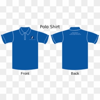 Polo Shirt Clipart Template Navy Blue - Plain Dark Blue Polo Shirt, HD ...